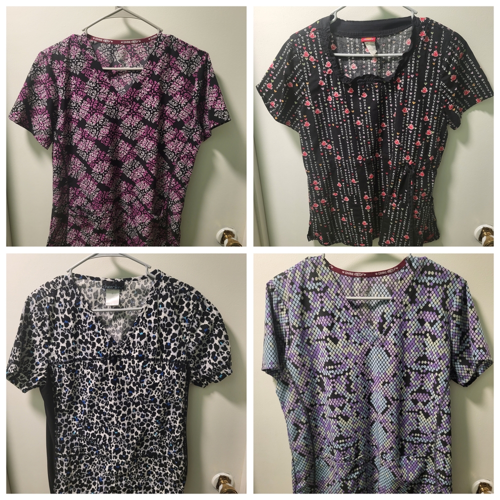 4 Scrub Tops